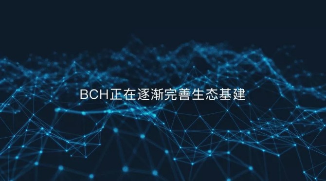 BCH正在逐渐完善生态基建