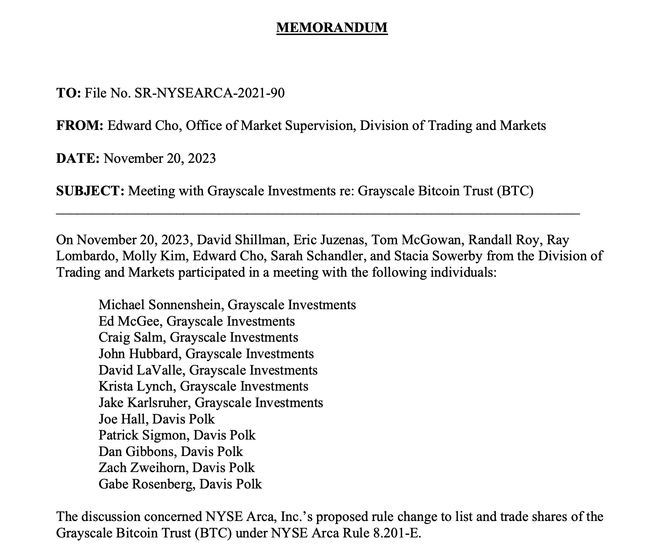 贝莱德、灰度同日与美国SEC会面，比特币现货ETF离获批还有多远插图
