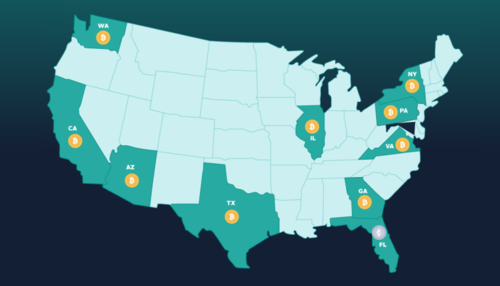 美国对比特币和以太坊最感兴趣的十个州