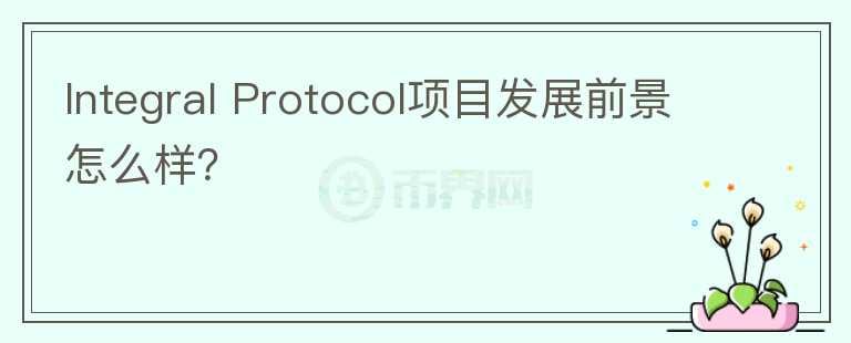 Integral Protocol项目发展前景怎么样？