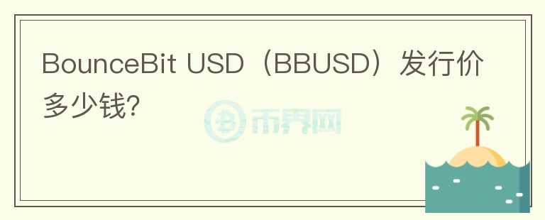 BounceBit USD（BBUSD）发行价多少钱？图标