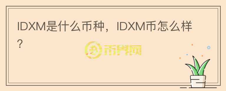 IDXM是什么币种，IDXM币怎么样？图标