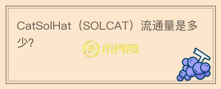 CatSolHat（SOLCAT）流通量是多少？图标