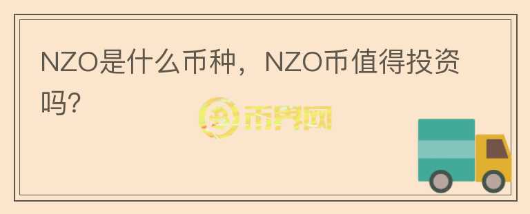 NZO是什么币种，NZO币值得投资吗？图标