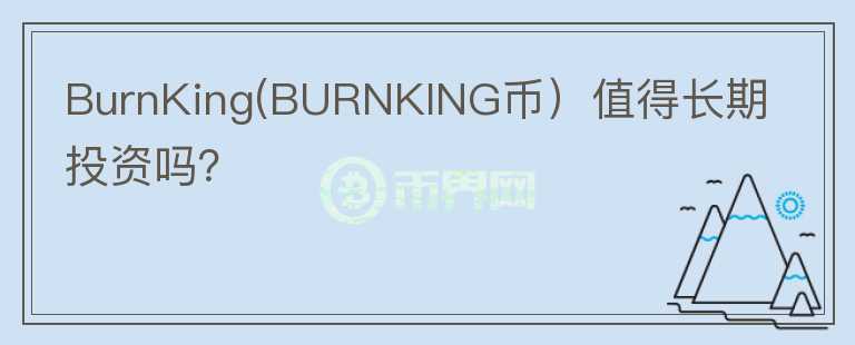 BurnKing(BURNKING币）值得长期投资吗？图标