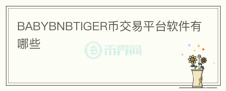 BABYBNBTIGER币交易平台软件有哪些图标