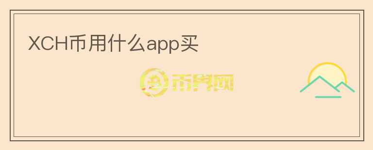 XCH币用什么app买图标