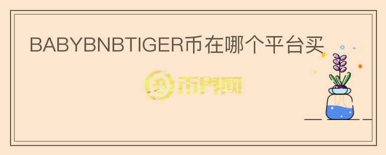 BABYBNBTIGER币在哪个平台买图标