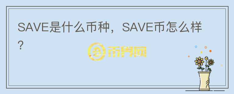 SAVE是什么币种，SAVE币怎么样？图标