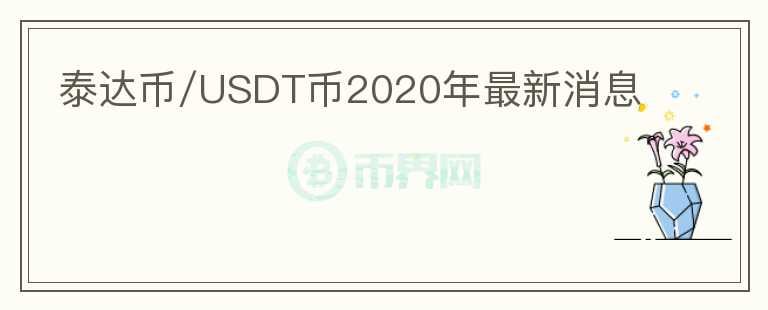 泰达币/USDT币2020年最新消息