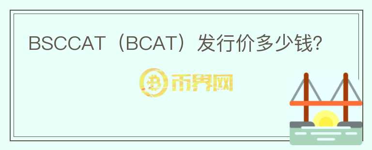 BSCCAT（BCAT）发行价多少钱？图标