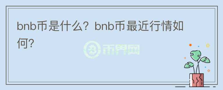 bnb币是什么？bnb币最近行情如何？图标