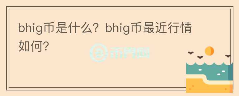 bhig币是什么？bhig币最近行情如何？图标