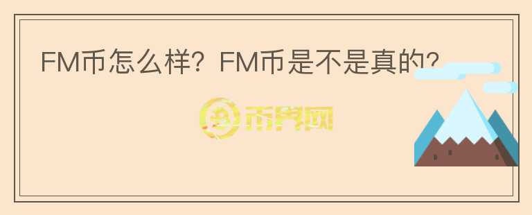 FM币怎么样？FM币是不是真的?