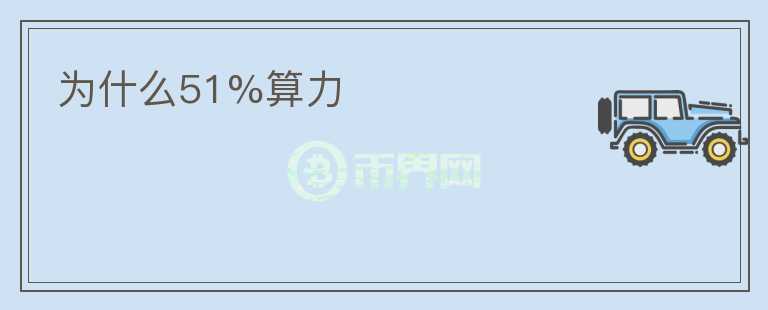 为什么51%算力