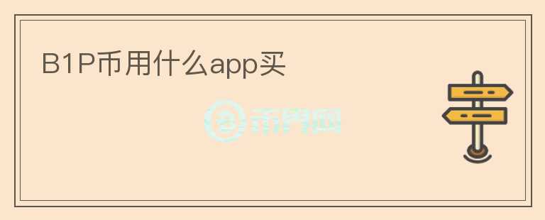 B1P币用什么app买图标