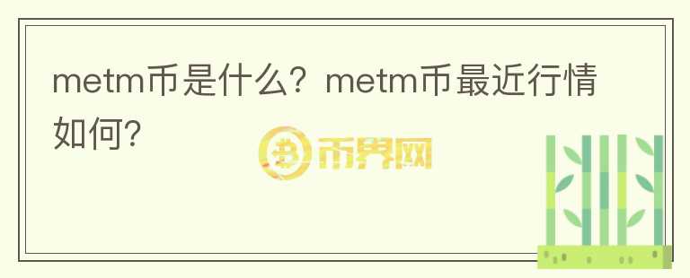 metm币是什么？metm币最近行情如何？图标