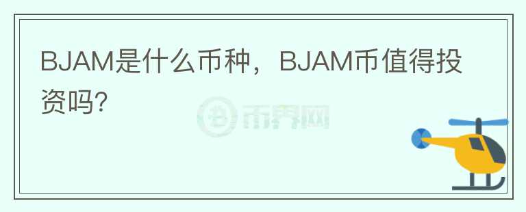 BJAM是什么币种，BJAM币值得投资吗？图标