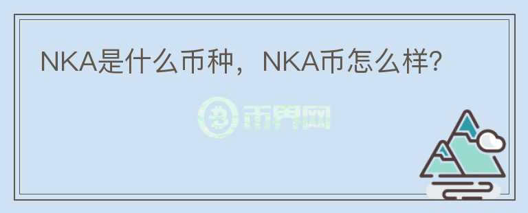 NKA是什么币种，NKA币怎么样？图标