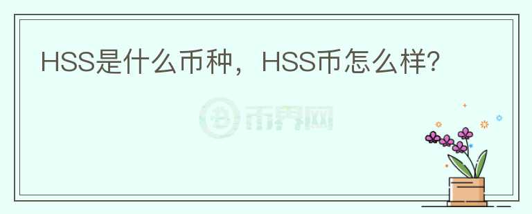 HSS是什么币种，HSS币怎么样？图标