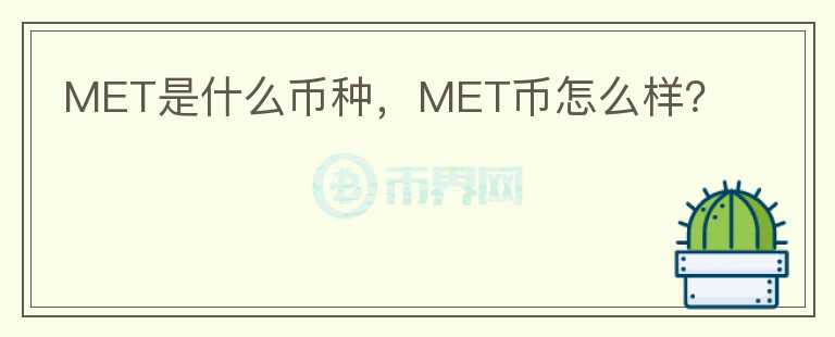 MET是什么币种，MET币怎么样？图标